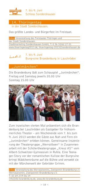 Jahresprogramm - Stiftung Thüringer Schlösser und Gärten