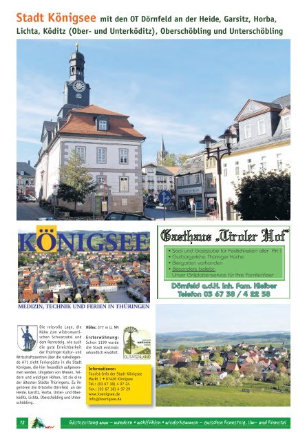 Gästezeitung - bei der Verwaltungsgemeinschaft Langer Berg