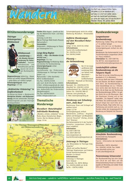 Gästezeitung - bei der Verwaltungsgemeinschaft Langer Berg