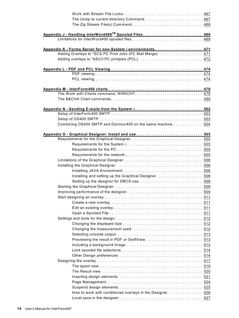 InterForm Manual - System & Method