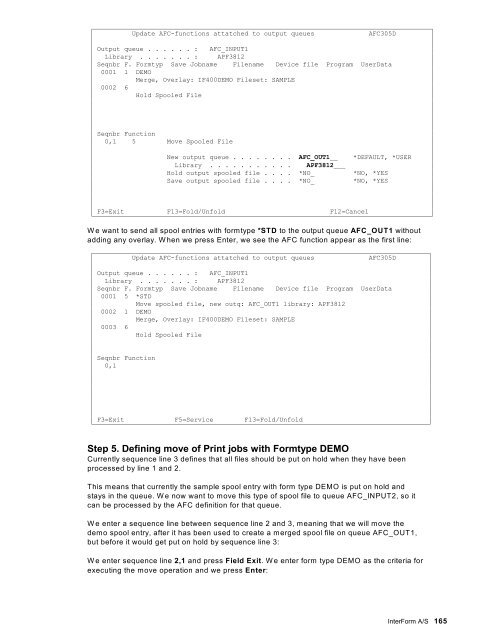 InterForm Manual - System & Method