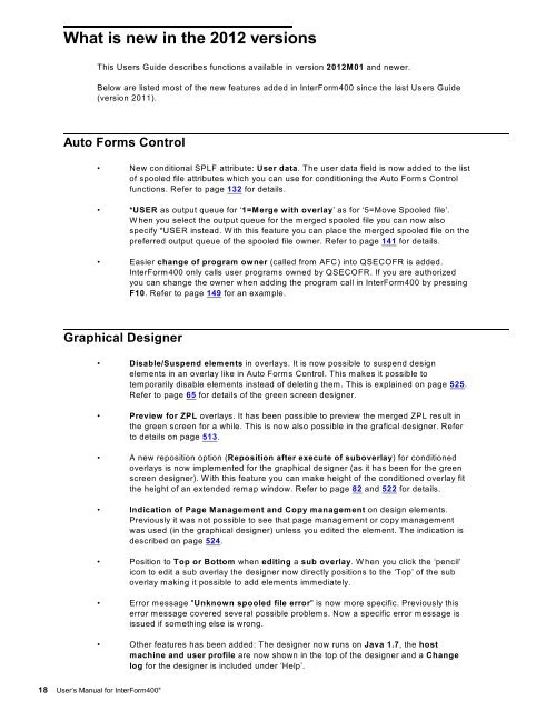 InterForm Manual - System & Method