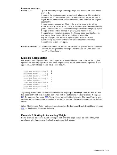 InterForm Manual - System & Method