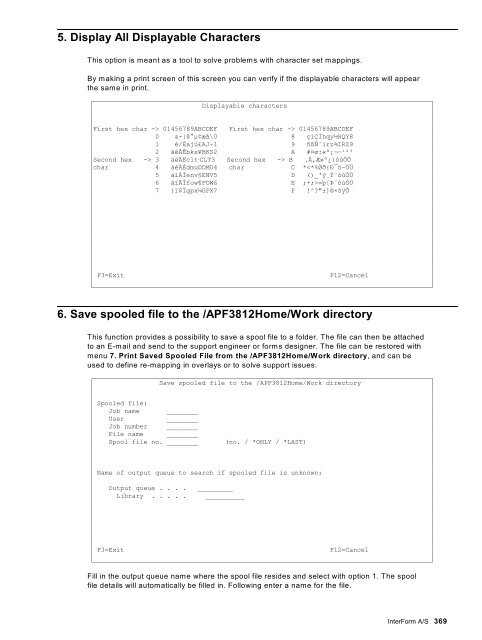 InterForm Manual - System & Method