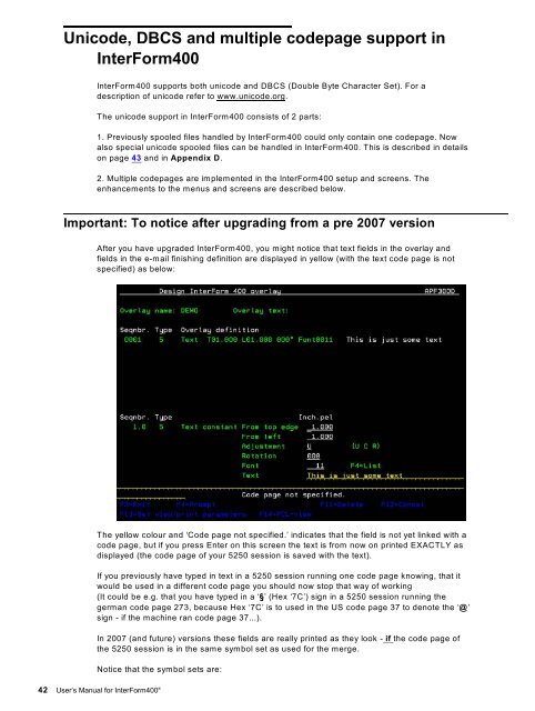 InterForm Manual - System & Method