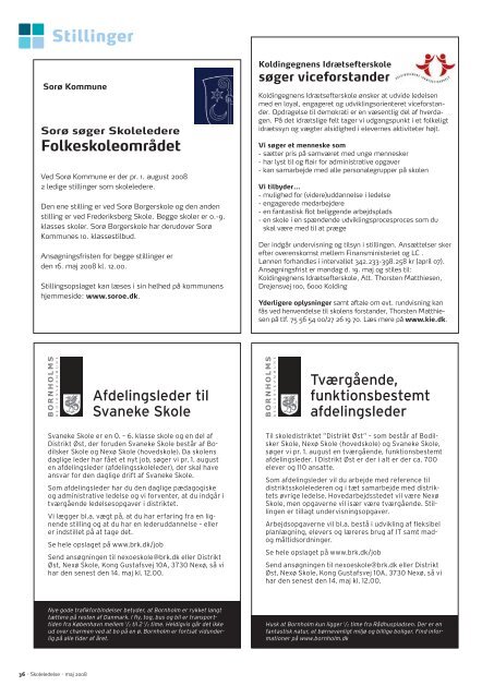 Skoleledelse 05/2008 - Skolelederne.org