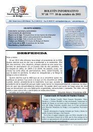 Boletín 10 - Asociación Española de Bridge