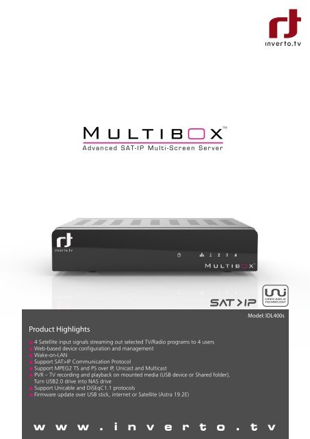 SP-IDL400s Multibox (EnV250212) - TDT Profesional