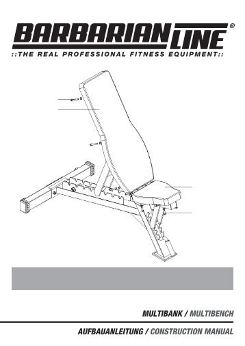 MULTIBANK / MULTIBENCH ... - Megafitness-Shop