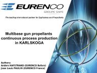 Multibase gun propellants continuous process production in ...