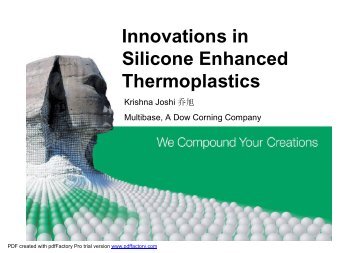 Innovations in Silicone Enhanced Thermoplastics FINAL