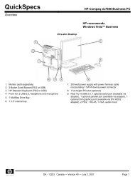 HP Compaq dc7600 Business PC