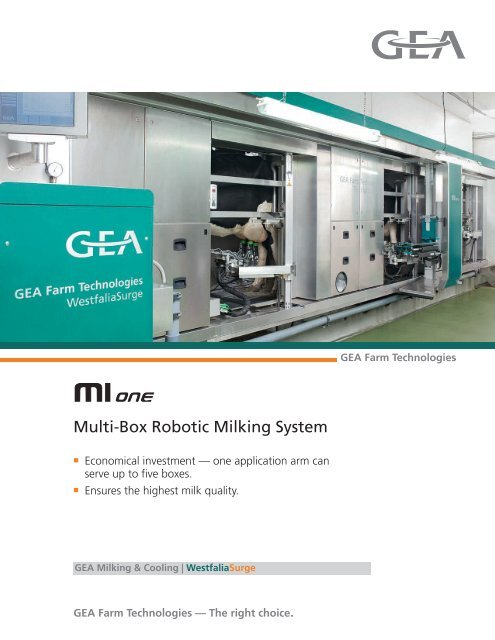 MIone Multi-Box Roboti... - GEA Farm Technologies