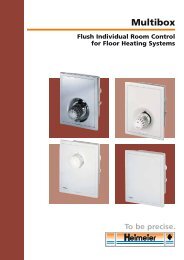 Multibox - Flush Individual Room Control for Floor Heating