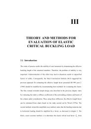 theory and methods for evaluation of elastic critical buckling load