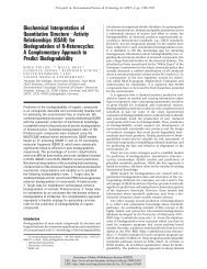 Biochemical Interpretation of Quantitative Structure-Activity ... - KOPS