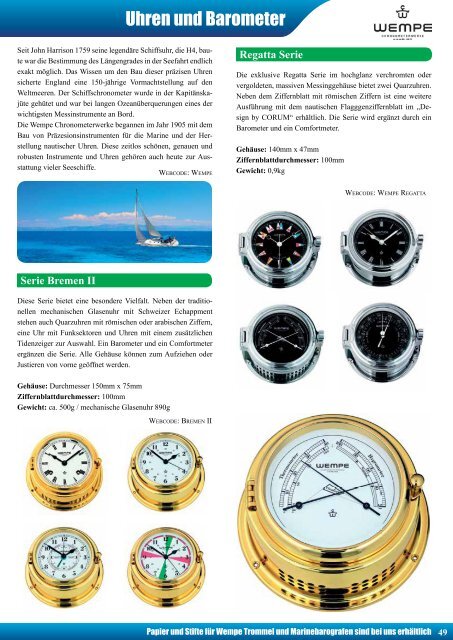 Hier finden Sie den aktuellen Katalog 2013 - Busse-Yachtshop