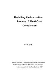 Modelling the Innovation Process: A Multi-Case ... - Research Bank