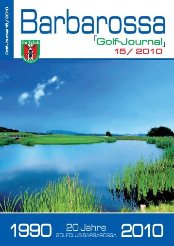 Golf Journal (6,1MB) - Golfclub Barbarossa