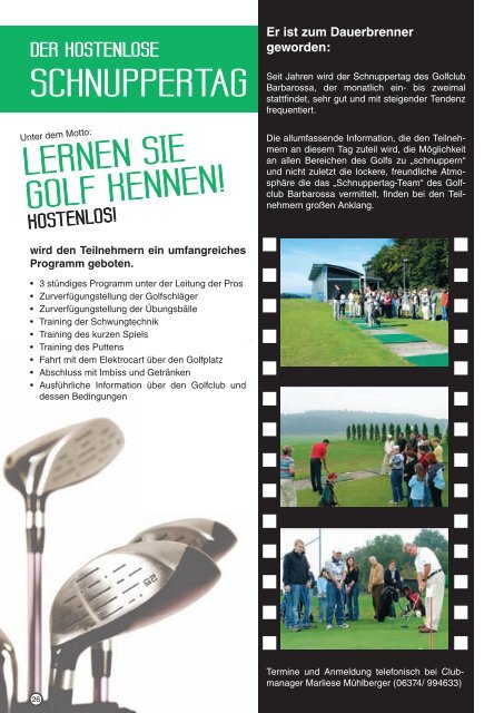 Golf Journal (6,1MB) - Golfclub Barbarossa