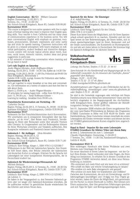 Amtsblatt Ausgabe 03/2013 - Gemeinde Königsbach-Stein