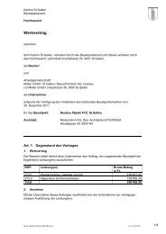 Beisp_HBA320_Werkvertrag HBA.pdf - Hochbauamt Kanton St.Gallen