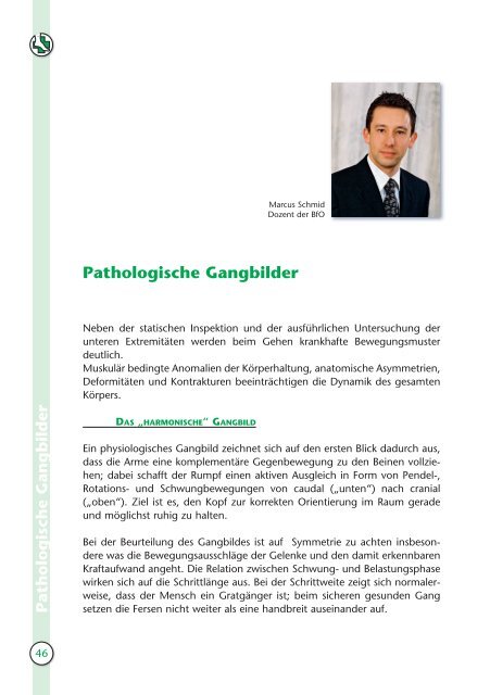 BfO Jahrbuch 2007 - Bundesfachschule für Orthopädie-Schuhtechnik