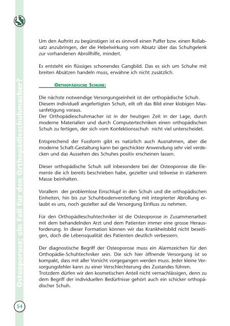 BfO Jahrbuch 2007 - Bundesfachschule für Orthopädie-Schuhtechnik