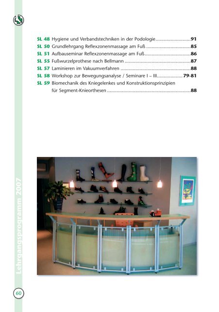 BfO Jahrbuch 2007 - Bundesfachschule für Orthopädie-Schuhtechnik