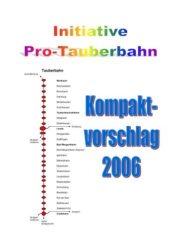 Initiative Pro Tauberbahn - Pro Bahn
