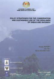 policy strategies for. the conservation and - WWF Malaysia