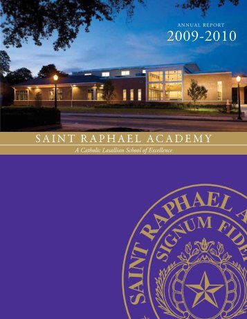 2009-2010 Annual Report - Saint Raphael Academy