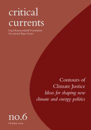 Contours of Climate Justice - Dag Hammarskjöld Foundation