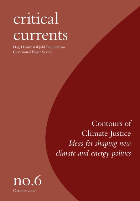 Contours of Climate Justice - Dag Hammarskjöld Foundation