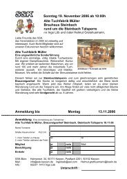 Alte Tuchfabrik Müller, Brauhaus Steinbach, rund um die