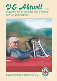 Stadtverband Chemnitz e.V, - VS Aktuell - Volkssolidarität ...