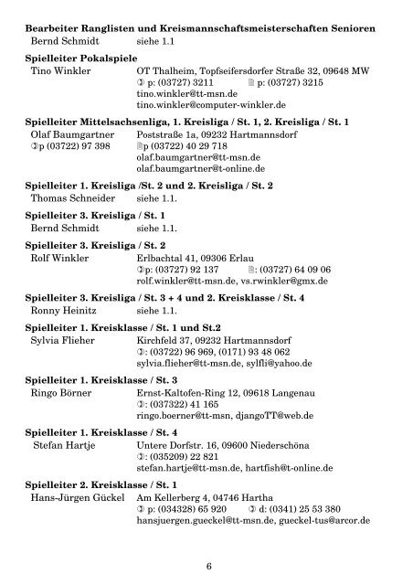 THOMAS LUDWIG - auf der Startseite des KV Mittelsachsen