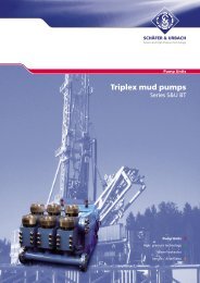 Triplex mud pumps