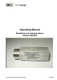 Operating Manual - M&C