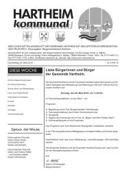 Gemeindeblatt 2010 KW 12 - Gemeinde Hartheim