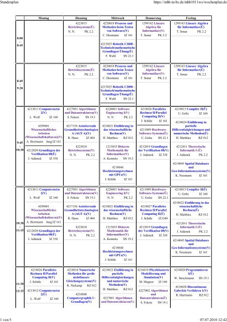 Stundenplan https://mhb.tu-bs.de/mhb1011ws/wochenplan.do 1 von ...