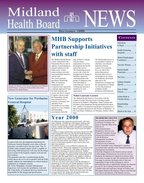 MHB Supports Partnership Initiatives with staff - Irish Health Repository