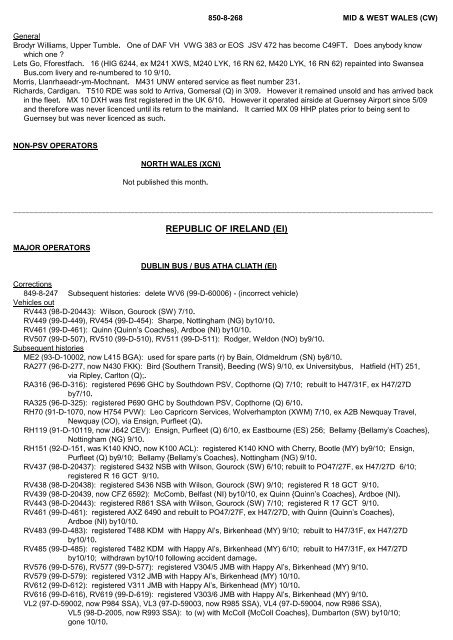 SOUTH EASTERN NEWS SHEET 2002 - The PSV Circle Website