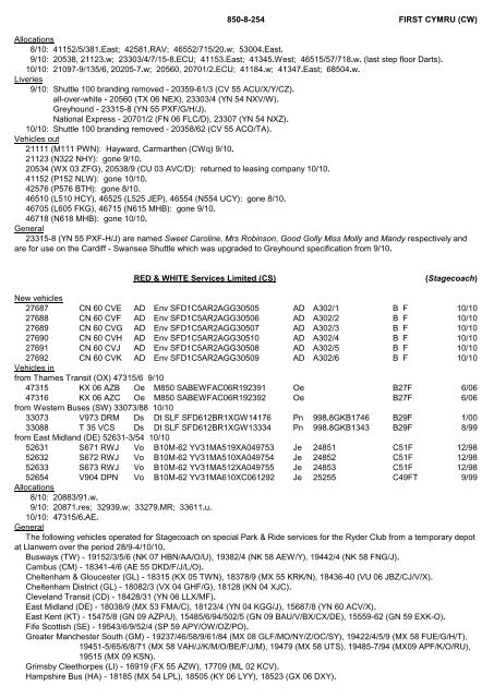 SOUTH EASTERN NEWS SHEET 2002 - The PSV Circle Website