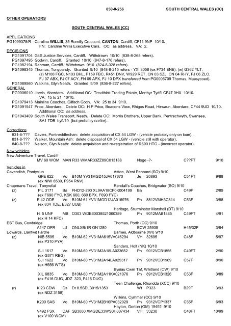 SOUTH EASTERN NEWS SHEET 2002 - The PSV Circle Website