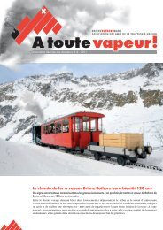 Cadeaux pour fans de la vapeur - Brienz Rothorn Bahn