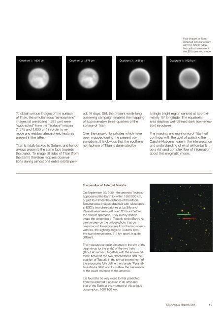 ESO Annual Report 2004