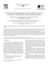 Zirconia supported phosphotungstic acid as an efficient catalyst for ...