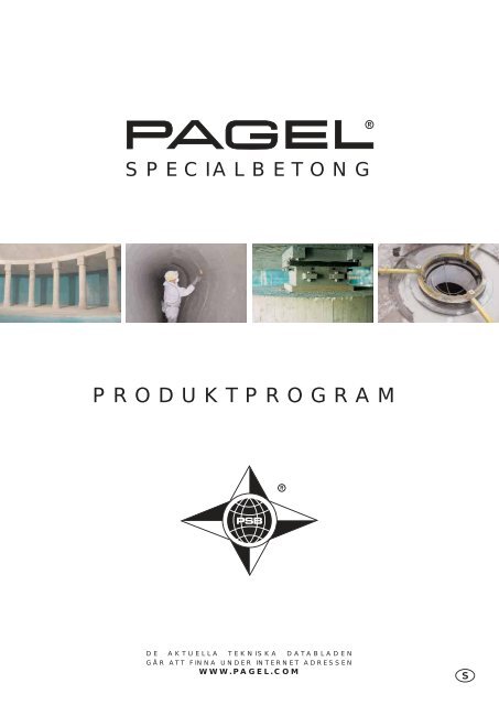 PRODUKTPROGRAM - Pagel Spezial-Beton GmbH & Co. KG