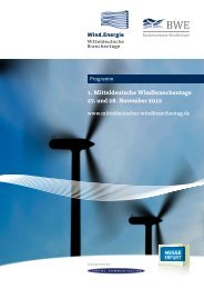 1. Mitteldeutsche Windbranchentage in Erfurt - Bundesverband ...